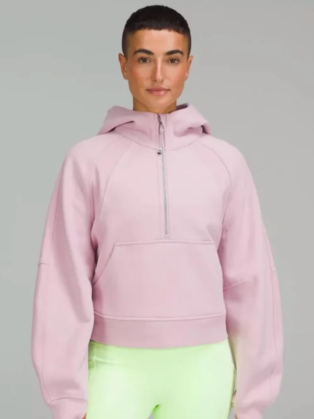 Lululemon Scuba Oversized Half-Zip Hoodie – Pink Peony | Retired Color | NWOT